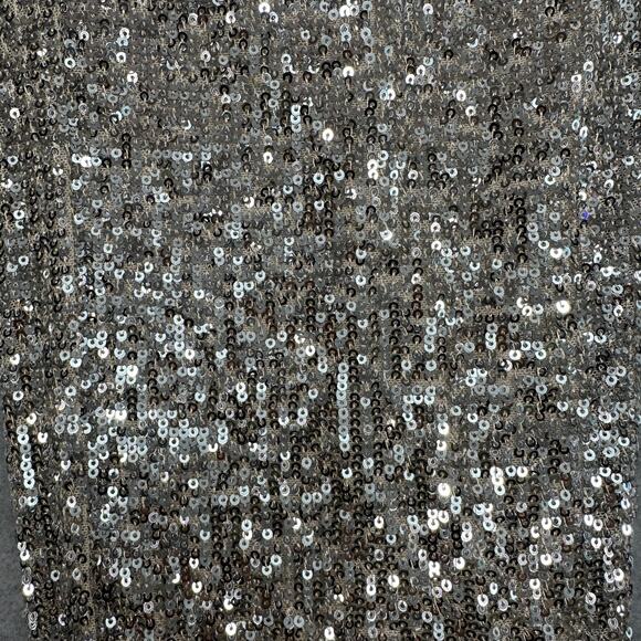 Cable & Gauge Sequin Jogger WMNS S Champagne Statement Pants Sparkle Glamour - Picture 5 of 14